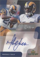 2000 Upper Deck MVP Marshall Faulk #MF