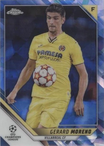 2021-22 Topps Chrome UCL Sapphire Edition Gerard Moreno #23