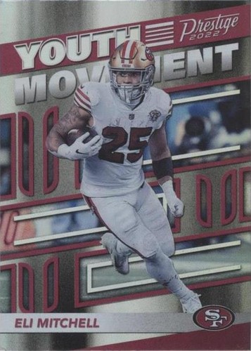 2022 Panini Prestige Elijah Mitchell #YM-12