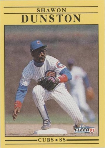 1991 Fleer - Shawon Dunston #420