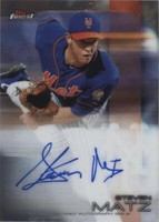 2016 Topps Finest - Steven Matz #FA-SMA