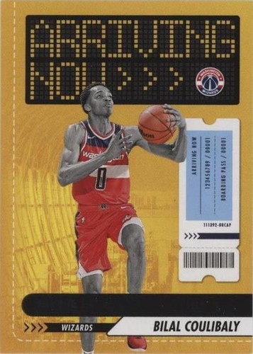 Bilal Coulibaly Signed 2023/2024 NBA Hoops Rookie Card PSA