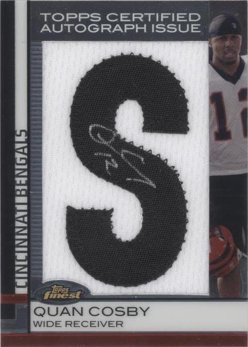 2009 Topps Finest Quan Cosby #108