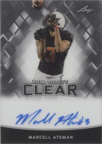 2018 Leaf Trinity Marcell Ateman #CA-MA2