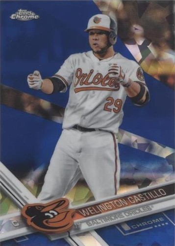 2017 Topps Chrome Sapphire Edition - Welington Castillo #384