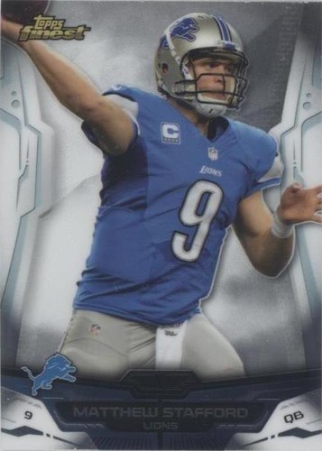 2014 Topps Finest Matthew Stafford #72