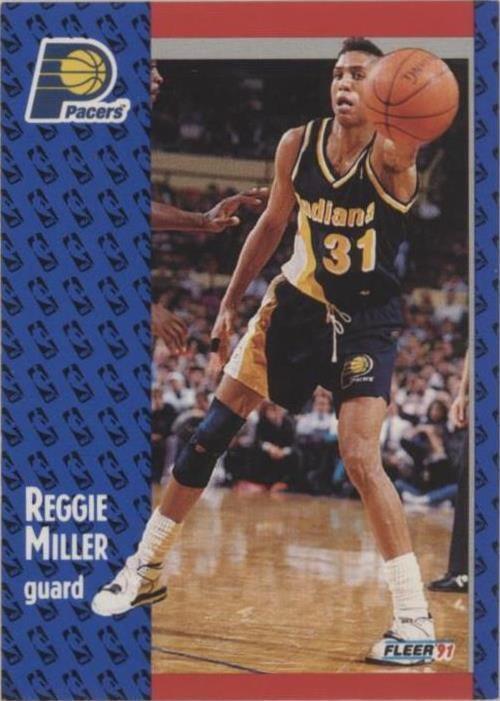 1991-92 Fleer Tony's Pizza - Reggie Miller #S-19