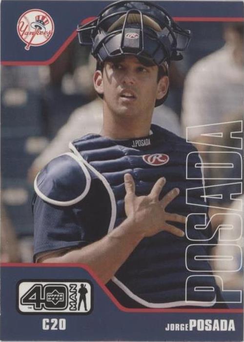 2002 Upper Deck 40 Man - Jorge Posada #444