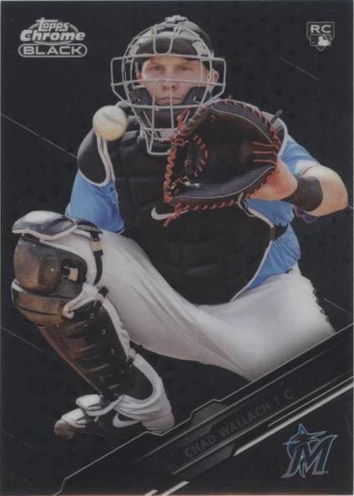 2020 Topps Chrome Black - Chad Wallach #39