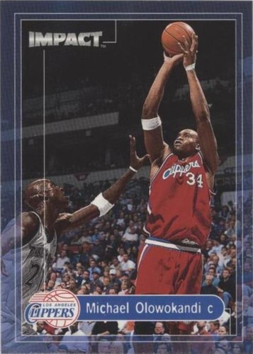 Michael Olowokandi Y2k Corps Insert NBA Hoops Skybox 1999-00 Card 
