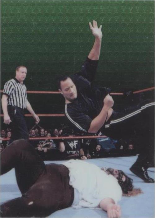 1999 Comic Images WWF SmackDown! Chromium - The Rock #3