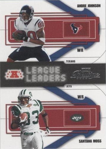 2004 Playoff Prestige Andre Johnson Santana Moss #LL-19