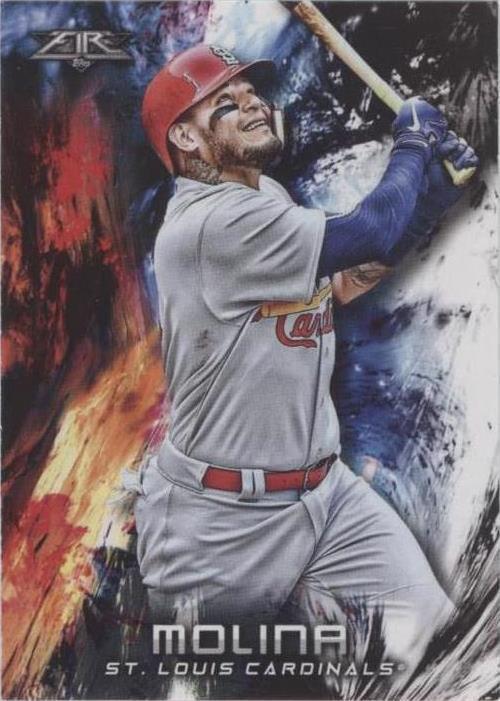 2018 Topps Fire - Yadier Molina #192