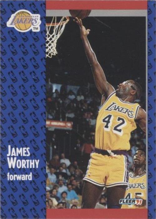 Fleer 1991-92 - James Worthy #104