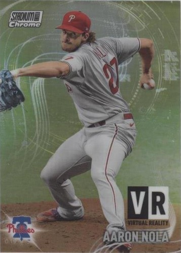 2021 Topps Stadium Club Chrome - Aaron Nola #VR-20