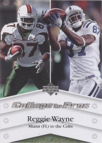 2007 Upper Deck Reggie Wayne #NTN-WA