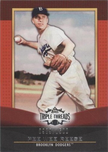 2011 Topps Triple Threads - Pee Wee Reese #58