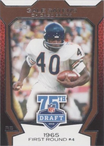2010 Topps Gale Sayers #75DA-18