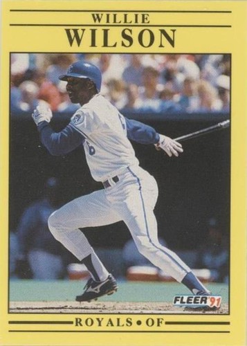 1991 Fleer - Willie Wilson #575