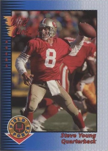 1993 Wild Card Steve Young #WFF-35