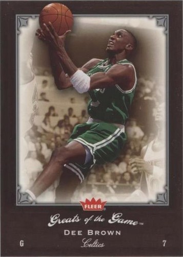 2005-06 Fleer Greats of the Game - Dee Brown #44