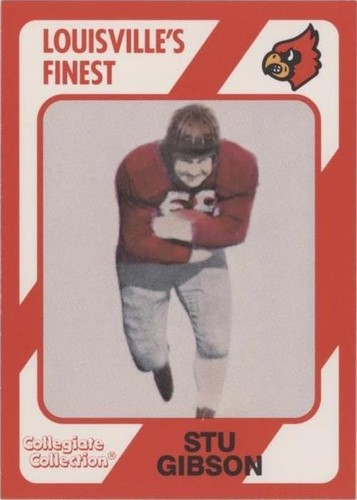 1989 Collegiate Collection Louisville Cardinals Louisville's Finest Stu Gibson #164