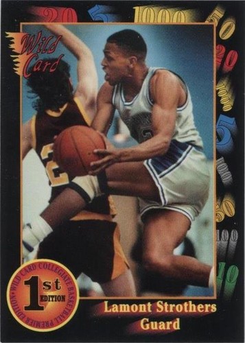 1992 Wild Card Collegiate - Lamont Strothers #93