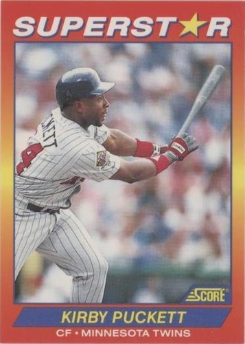 1992 Score 100 Hottest Players - Kirby Puckett #7