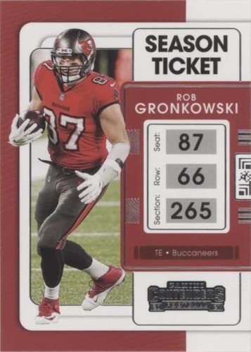 2021 Panini Contenders Rob Gronkowski #93