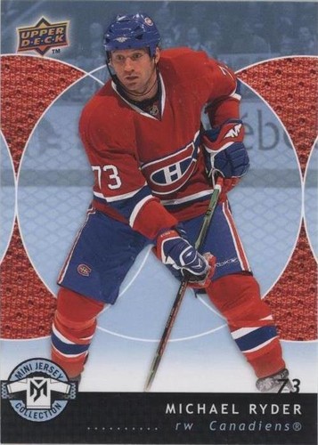 2007-08 Upper Deck Mini Jersey Collection - Michael Ryder #51