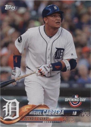 2018 Topps Opening Day - Miguel Cabrera #46