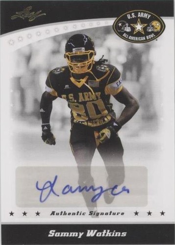2011 Leaf U.S. Army All-American Bowl Sammy Watkins #BA-SW1