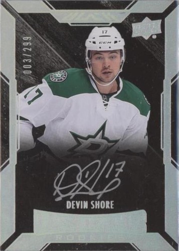 2015-16 UD Black - Devin Shore #49