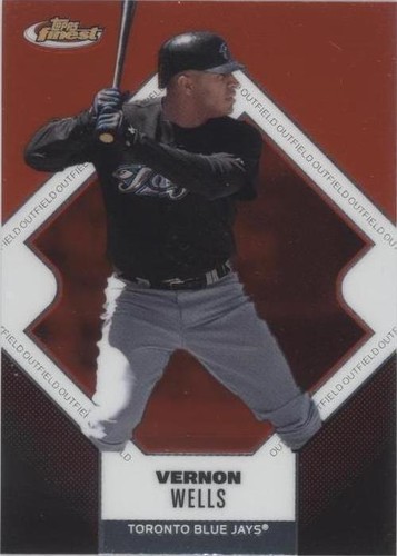 2006 Topps Finest - Vernon Wells #37
