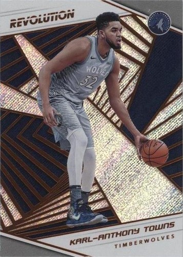 2018-19 Panini Flawless Karl Anthony Towns LOGOMAN Auto Patch 1/1