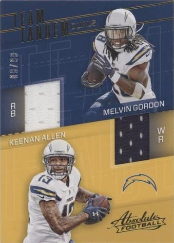 2017 Panini Absolute Keenan Allen Melvin Gordon #15