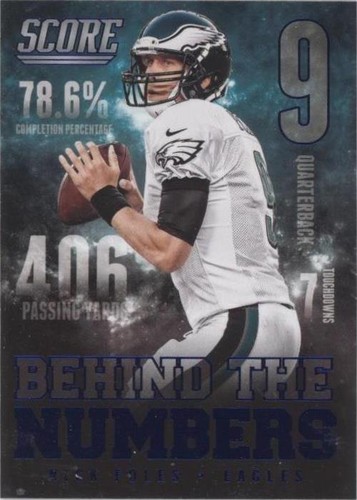 2014 Panini Score Nick Foles Gem Masters Black 1/1 Eagles | eBay