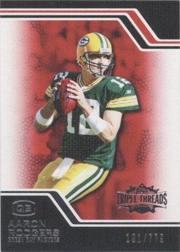2008 Topps Triple Threads Aaron Rodgers #25
