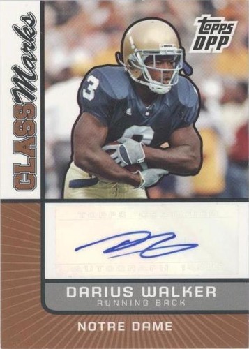 2007 Topps Draft Picks and Prospects (DPP) Darius Walker #CM-DW