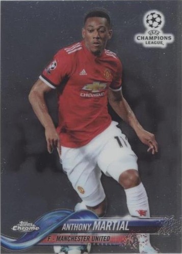 2017-18 Topps Chrome UCL Anthony Martial #58