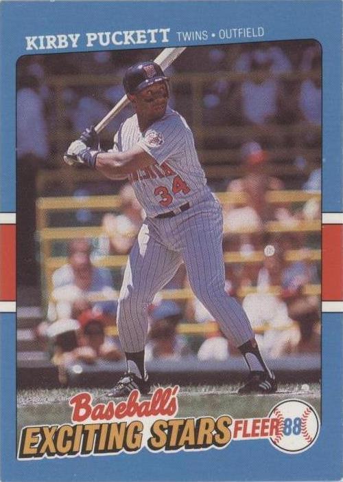Fleer Baseball's Eciting Stars 1988 - Kirby Puckett #30