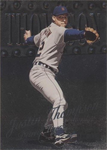 1999 Skybox Metal Universe - Justin Thompson #126