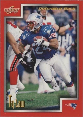 1999 Score Ty Law #162