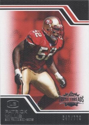 2008 Topps Triple Threads Patrick Willis #86