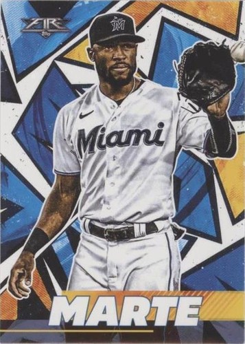 2021 Topps Fire - Starling Marte #102