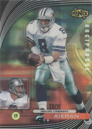 1999 UD Ionix Troy Aikman #R16