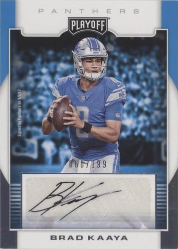 2017 Panini Playoff Brad Kaaya #RS-BK