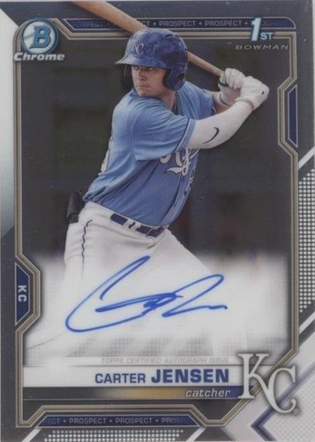 2021 Bowman Draft - Carter Jensen #CDA-CJ