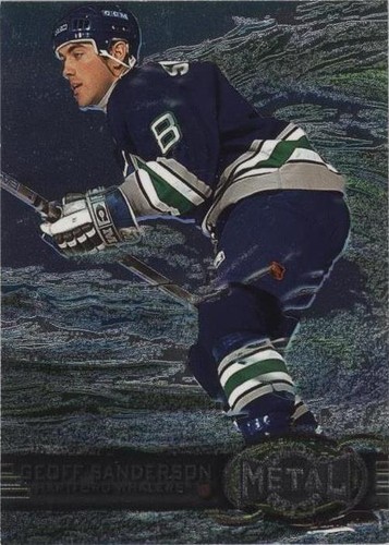 1996-97 Fleer Metal Universe - Geoff Sanderson #71