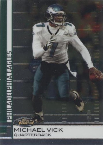 2009 Topps Finest Michael Vick #34